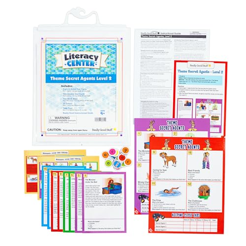 Really Good Stuff Theme Secret Agents Level 2 Literacy Center - 1 Literacy Center