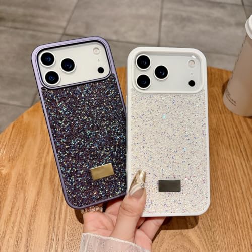 Coque iPhone 11 Pro Max violette protège objectif des rayures strass - 5