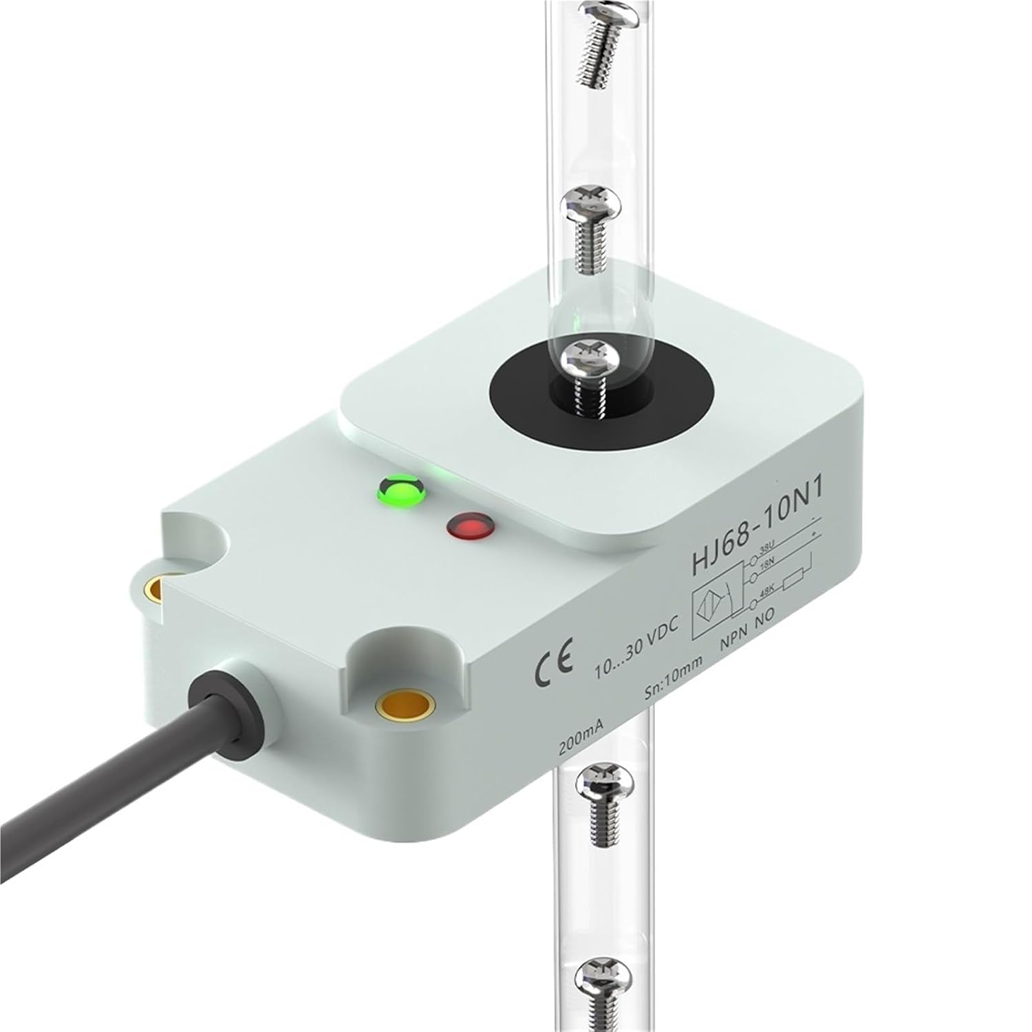 Ring Inductive Proximity Sensor Switch 10-30V DC NPN PNP 3/6/8/10/12/15/22/30mm Screw Steel Ball Metal Drop Detection