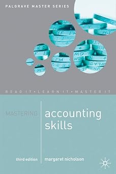 Mastering Accounting Skills Macmillan Master Series, 7
