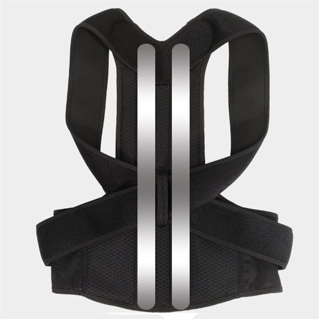 Alloy Bar Corrector Shoulder Back Brace Clavicle Support Slouching Hunching Adjustable Trainer Waist