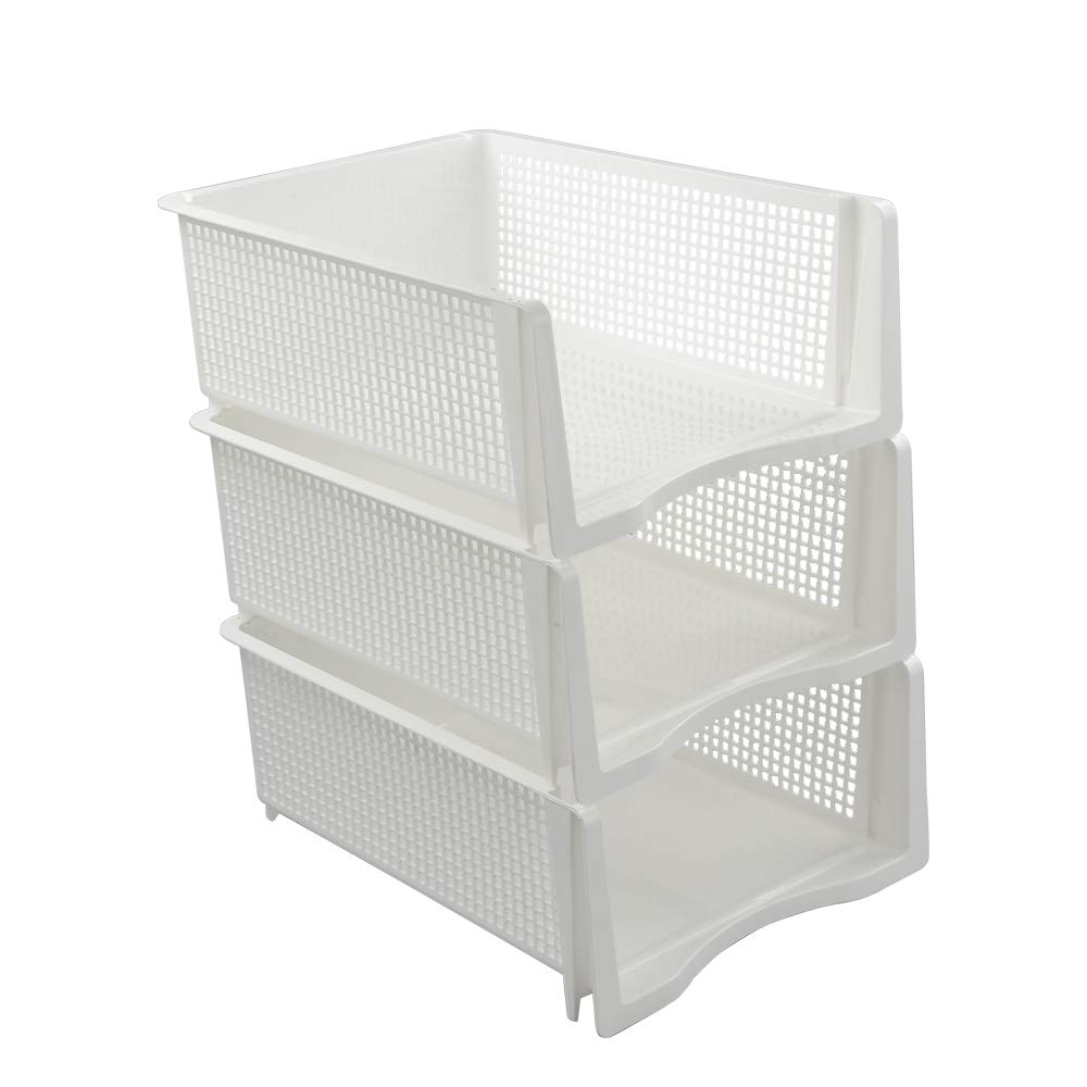 Buy Tyminin Plastic Paper Basket Trays, Stackable Desktop File Sorter
