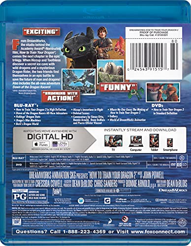 How To Train Your Dragon 2 (Blu-ray + DVD) (Blu-ray) image 3