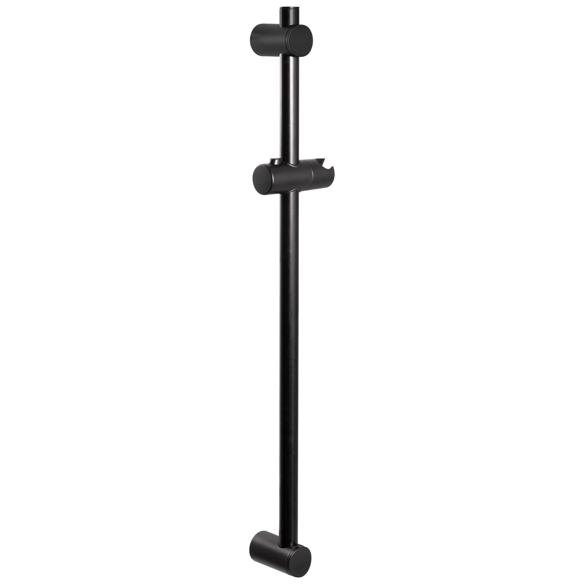 Barre De Douche Bremermann Acier Inoxydable 71,5cm - Réglable En Hauteur, Support Conique, Noir
