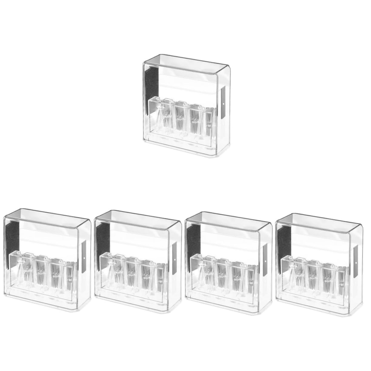 Uonlytech 5 Stück Manueller Bleistiftanspitzer mit Löchern Praktischer Anspitzer für Robustem für Verschiedene Stiftgrößen Farbenfrohes Design