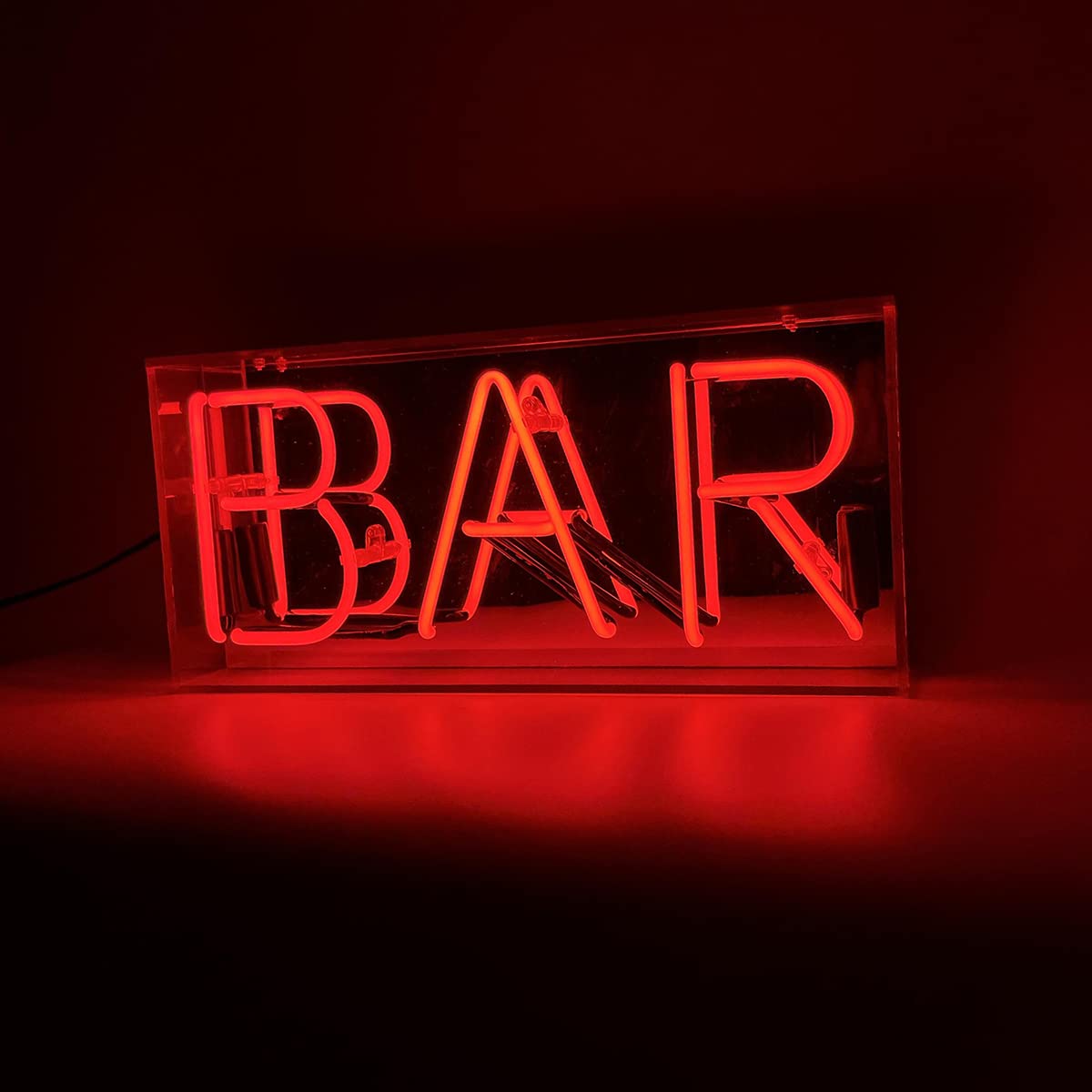赤いネオンBARサイン Amazon.co.jp: ネオンサイン BAR バー ミラースタイルのアクリル