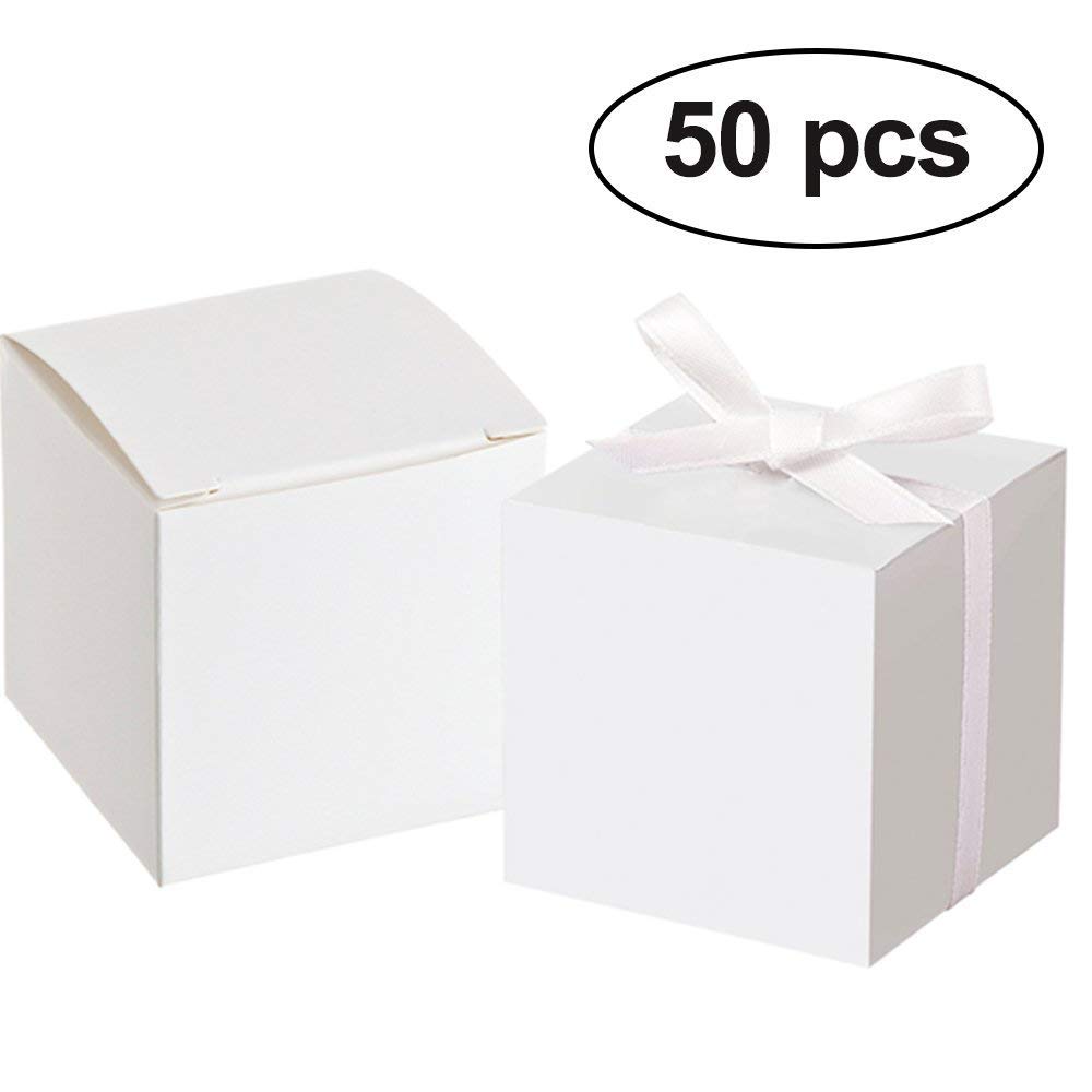 Disok Scatola Bomboniera A Forma Di Abito Da Sposa Con Fiocco – Cartoncino, 8,5x5,8x3,8 Cm, Da Montare