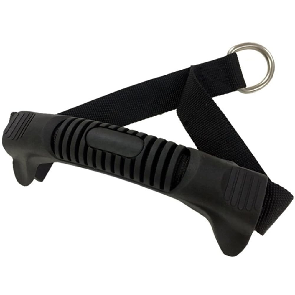 Ristyur Poignées de Traction à Prise Neutre, poignées de Barre de Traction,1 Paire de poignées de Gymnastique pour câbles | Poignée de Traction Robuste, poignées de Fixation Extensibles en Forme de C