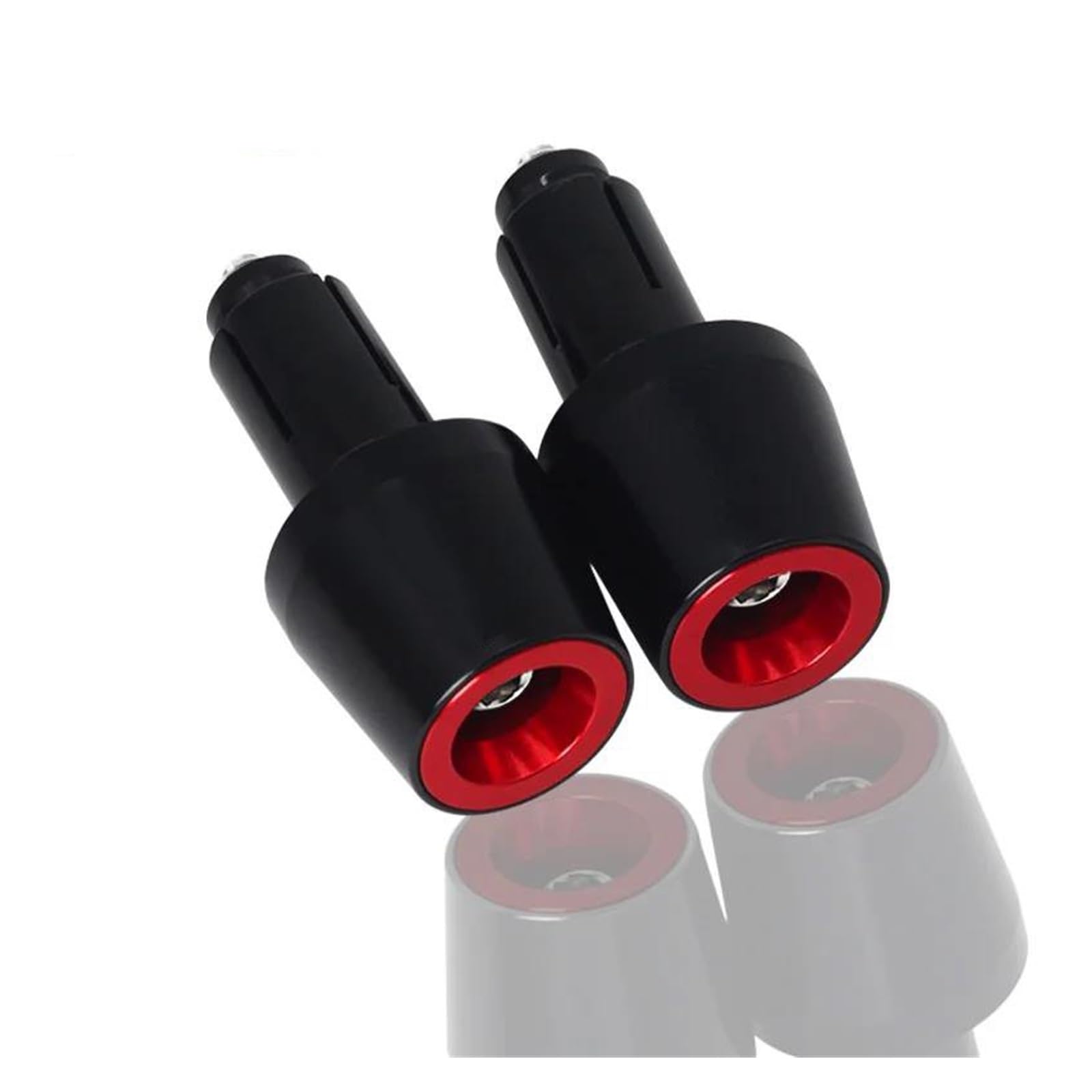Per Ducati Per Monster 400 620 695 696 796 821 1100 1200 Moto Contrappeso 7/8''22 MM Tappi Terminali Manubrio Manopole(ROSSO)