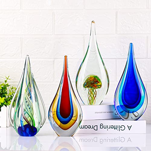 Exklusive handgefertigte Glas-Skulptur LCCCK als Vogel-Motiv aus Murano-Glas - Detailansicht von Handgefertigte Murano...