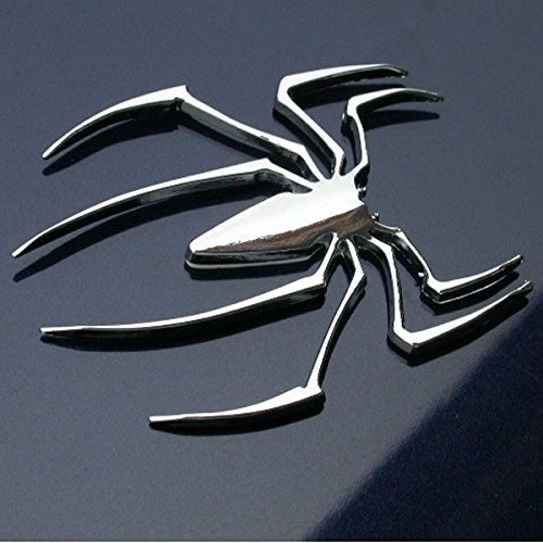 Emblema ragno 3D, adesivo per auto, motivo ragno, adesivo 3D per