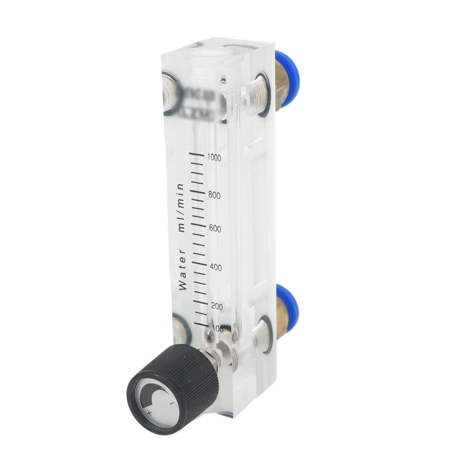 Medidor de caudal de agua líquida de panel LZM-6T de 100-1000 ml/min con rotámetro y válvula de control, ajuste a presión, tubo de 10 mm