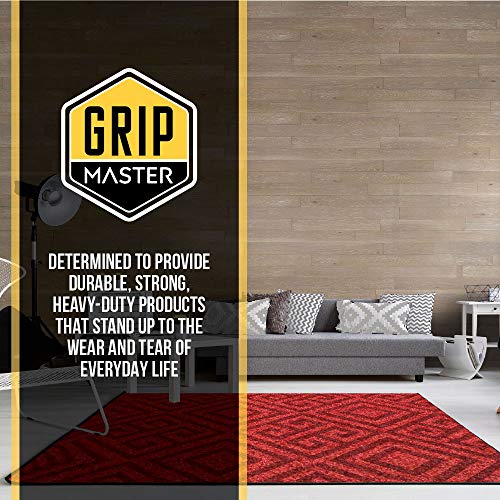 GRIP MASTER 2X Extra Thick Area Rug Cushioned Gripper Pad, 2.5 Feet x 9 Feet, for Hard Surface Floors, Maximum Gripper and Cushion for Under Rugs, Premium Protection Pads, Many Sizes, Rectangular