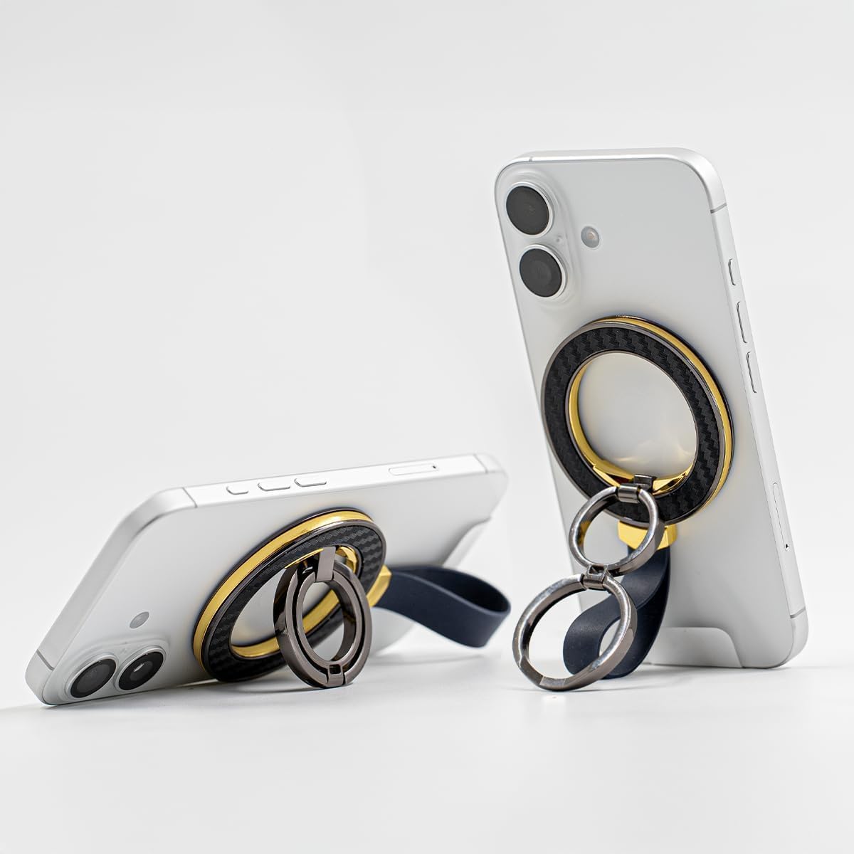 Mizi for Mag-Safe Ring Holder, Magnetic Phone Grip with 2-Way Adjustable Stand for iPhone 16/15/14/13/12 Series, Mag-Safe Accessories - Black-image-20
