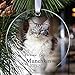 Personalized Cat Memorial Ornament, Touber Cat Christmas Ornaments, Forever Loved Cat Keepsake, Cat Loss Gifts, Pet Memorial Gifts for Cats, in Loving Memory of Cat - Acrylic