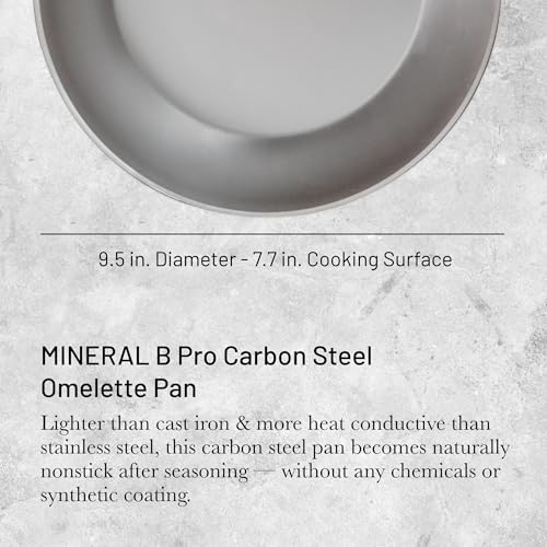 Poêle à omelette de Buyer 24 cm ustensile acier durable - 3