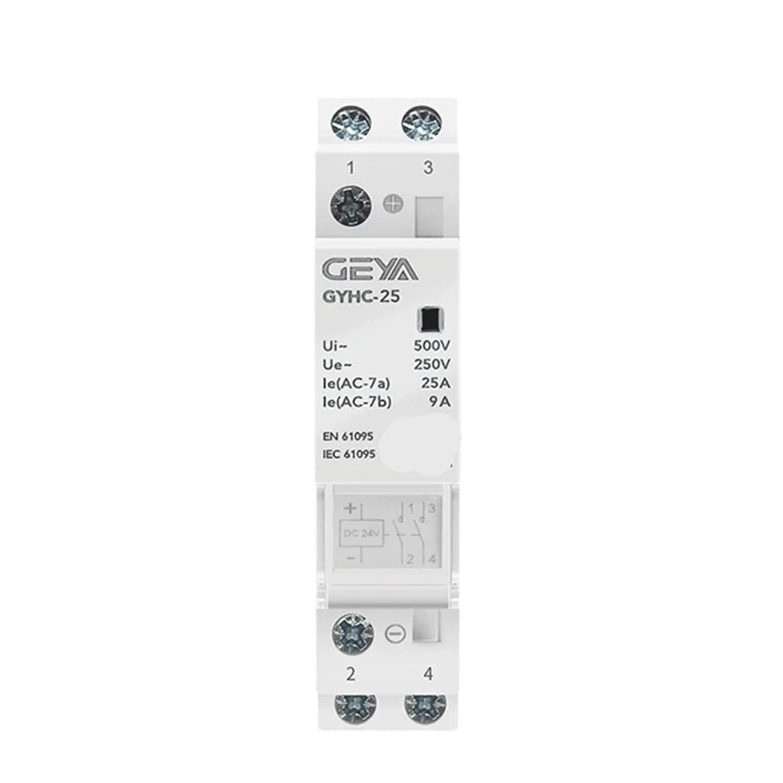 Contacteur domestique DC24V 25A pour éliminer les bruits de tableau électrique