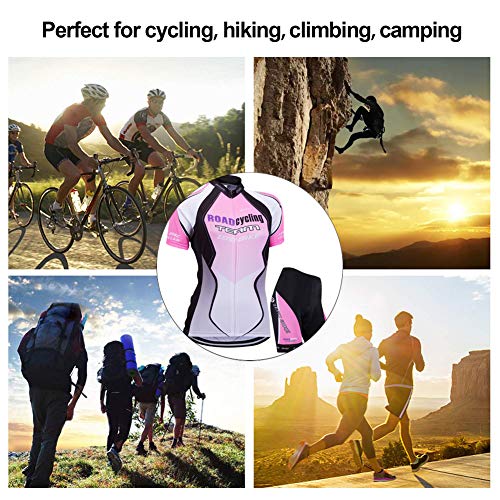 Image of Women's Short Sleeve Cycling Jersey Jacket Cycling Shirt Quick Dry Breathable Mountain Clothing Bike Top
