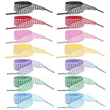 chaussures vichy cuir Lacets colorés en ruban pour femme : nos lacets colorés en ruban pour femme sont fabriqués à partir de polyester de haute qualité, assurant durabilité et couleurs vives