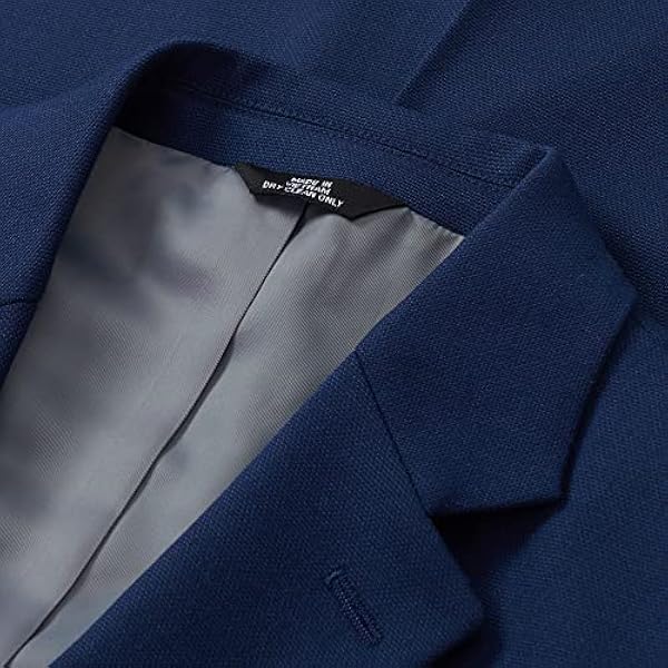 Haggar Basketweave Classic Fit Flat Front Suit-Chaqueta Separada Traje de Negocios para Hombre