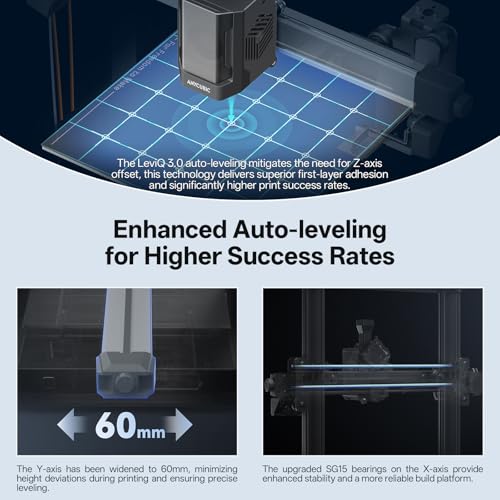 Image of Anycubic Kobra 3 V2 3D Printer Only, New Upgrade AI Cameras Improved Auto-Leveling Max 600mm /s Print Speed Details Better, Multicolor 3D Printing Need with Additional ACE Pro 10.0'' x 10.0'' x 10.2''