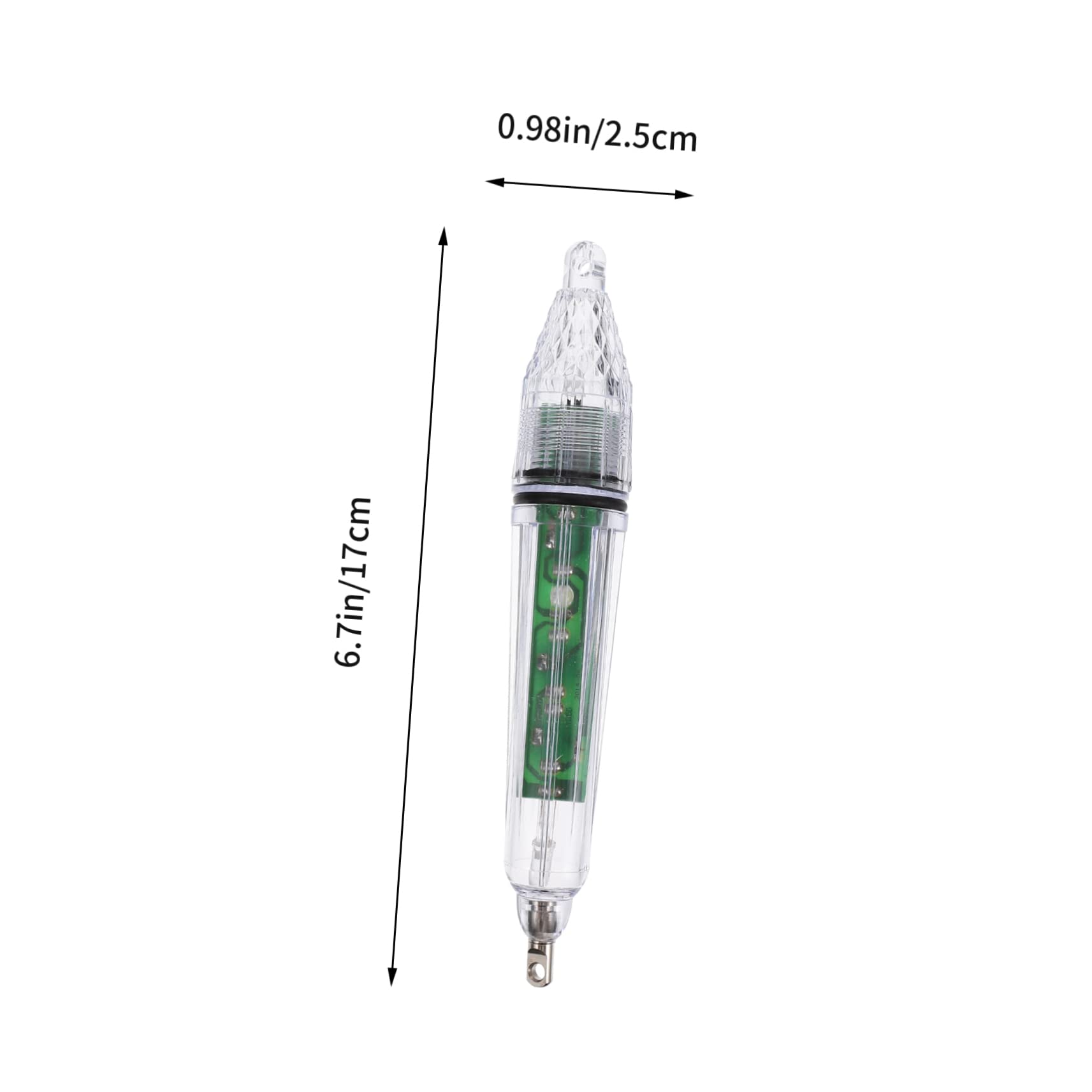 BESPORTBLE 2sets Fish Light 17cm Fish Lamp Glowing Fishing Lamp Electronic for Night Fishing 2pcs*2