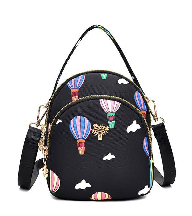 Diva Dale Spacious Casual Cross-Body Sling Bag For Women (parablack) (B0CW994BC3) Amazon Price History, Amazon Price Tracker