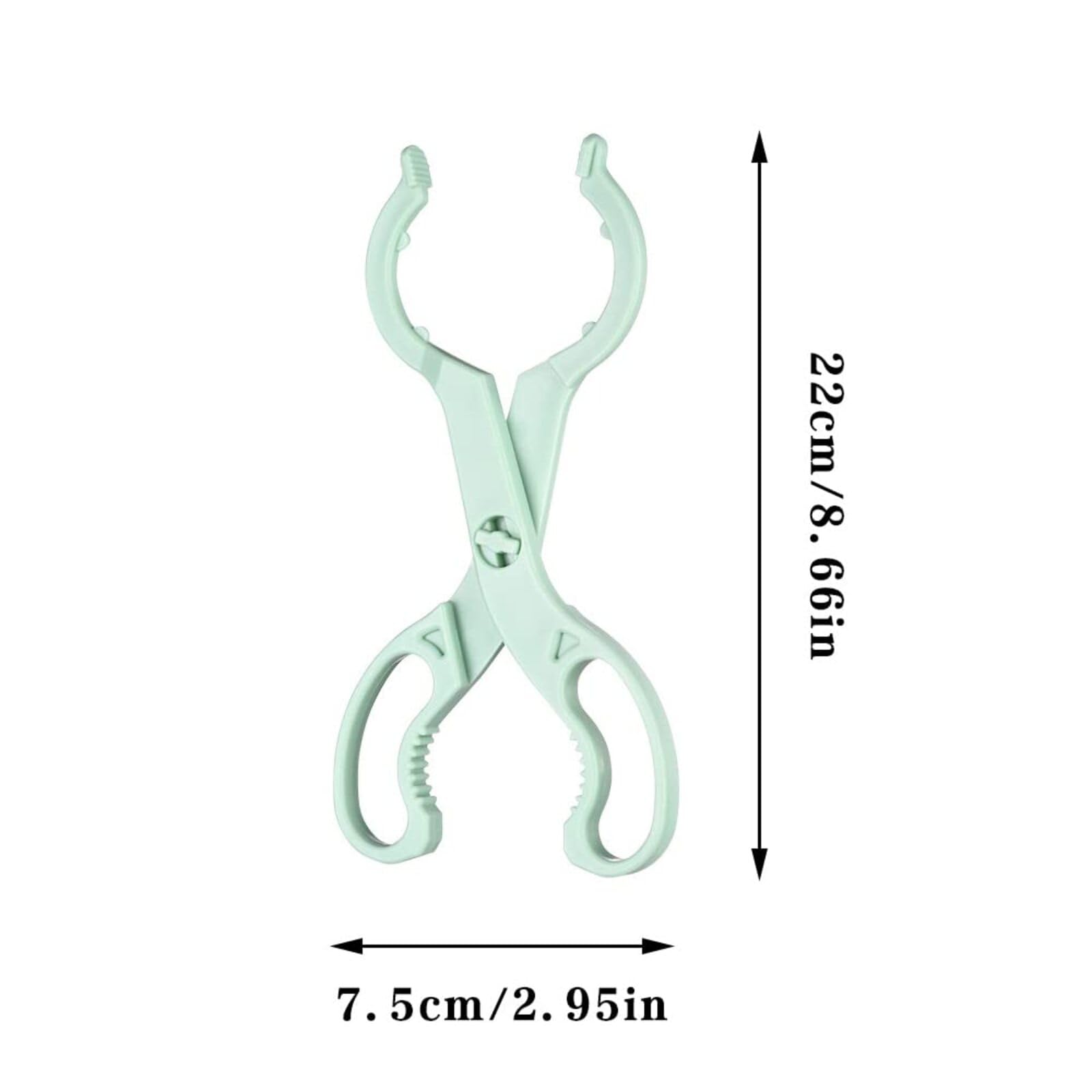 2 pz antiscivolo allattamento bottiglia calda capezzolo ciuccio Tong Silicone Baby Safety Bottle Holder Skidproof Infant Bottle Clip per Anti scottatura