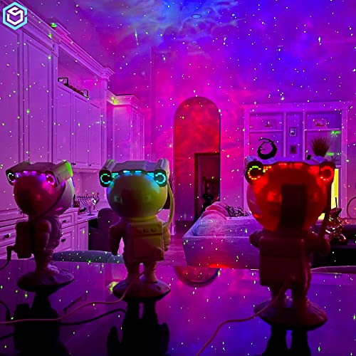 Cosmosphere Astronaut Star Projector Night Light For Kids & Adults - Remote Control Galaxy Projector W/ 360° Rotating Head, 7 Dynamic Galaxy & Star Modes, Timer & Sleep Mode Night Lights For Kids Room #TOP3