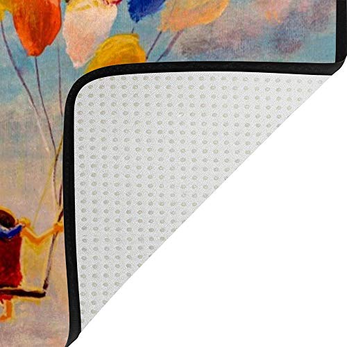 Tapis de sol Saint-Valentin grand format 203x147 cm Ruchen - 5