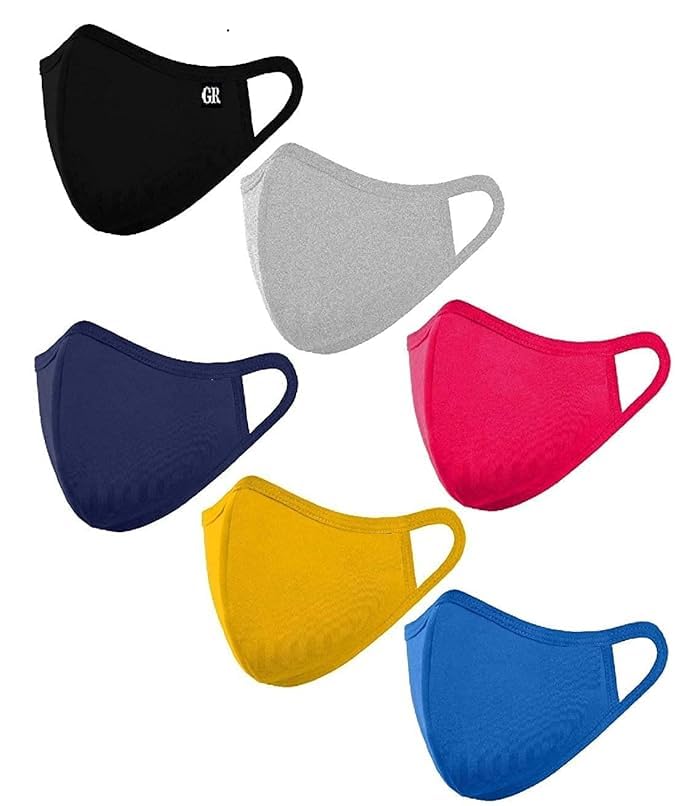 Hosiery Cotton Mask, Reusable and Washable Face Masks