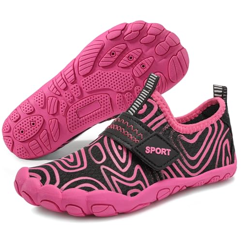 Image of ATHMILE Kids Water Shoes Boys Girls Water Shoes Quick Dry Barefoot Beach Sports Swim Pool Summer Shoes(Little Kid /Big Kid)