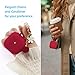 Compatible with AirPods 4 Case 2024, Premium Soft Silicone Protective Case Cover for Apple AirPods 4th Generation with Cleaner Kit, Carabiner and Keychain Accessories for Women Girls (Wine Red)