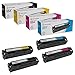 LD Compatible Toner Cartridge Replacement for HP 125A (Black, Cyan, Magenta, Yellow, 4-Pack)