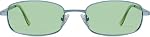 SOJOS Petites Lunettes de soleil Rectangle tendance Femmes Hommes, Rétro 80s 90s Y2k Chic Narrow Skinny Sunnies SJ1187