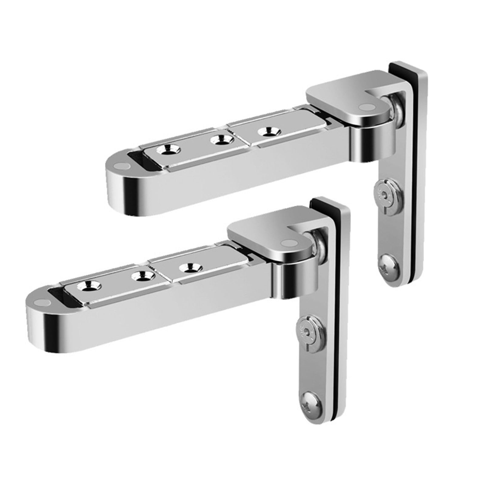 Concealed Door Hinges 110 Degree Opening Door Hinge Set Stylish Invisible Hinges Heavy Duty for Interior Architectural