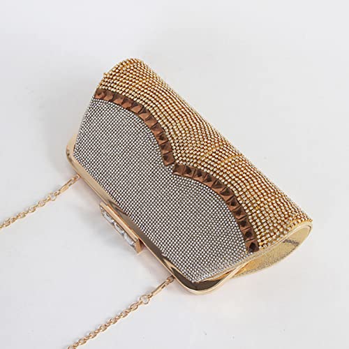 Pochette de soirée pour banquet COLLBATH compacte anti-perte de strass - 5