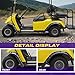 EZGO TXT Fender Flares, Golf Cart Front and Rear Fender Flares for EZGO TXT 1994-2013 Gas/Electric Golf Carts, Premium ABS Impact-Resistant Golf Cart Standard Fender Flare with Self Tapping Screws