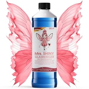 Mrs. SHINY® Glasreiniger für Fenstersauger & Fensterroboter, 500 ml