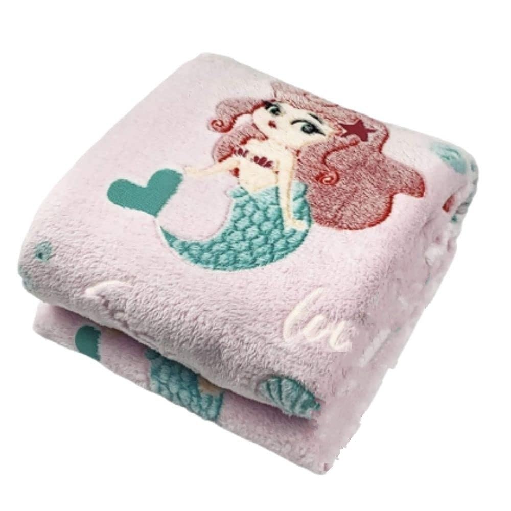 happy hues Glow in The Dark Blanket- Mermaid Gifts for Toddler Kids-Teen Girls| 70 x 60 inch/ 180cm x 152cm | Bedroom Decor |Travel Lightweight Throw Blankets| Soft Cozy Fluffy Luminous Throw Blanket-picture-35