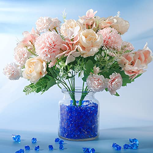 450 piezas cubitos de hielo falsos diamante acrílicos miniatura 4