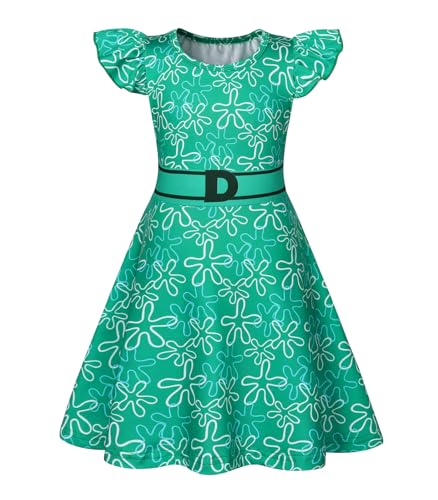 Disfraz infantil niñas Joy disfraz verde talla 4T-5T