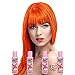 Produktbild Crazy Colour Semi Permanent Haarfärbemittel Orange No.60 (100ml) Box of 4