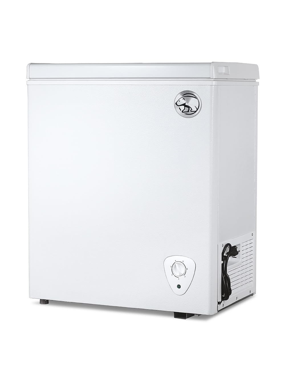 Commercial Cool 2.8 Cu. Ft. Compact Chest Freezer, Textured Finish, Deep Freezer For Frozen Food Storage, Removable Storage Basket, Mechanical Temperature Control, R600a Refrigerant, Ccfw28, White on Fridge.com - View 1