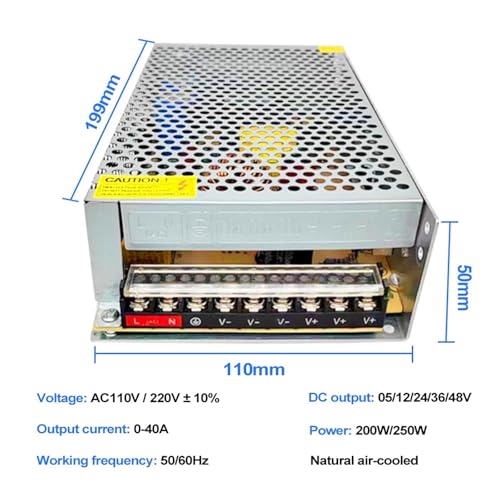 Fuente conmutada 24V 250W para proyectos de domótica e iluminación LED en el hogar 5