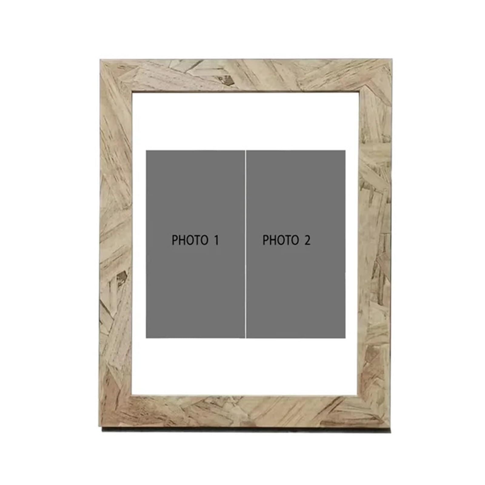 Vfdthr Old Wood Photo Frames Wooden Picture Frame For Walls 10X15 15X20 20X25cm Vintage Photo Stand For Pictures Couple(,10X15cm 6Inch)