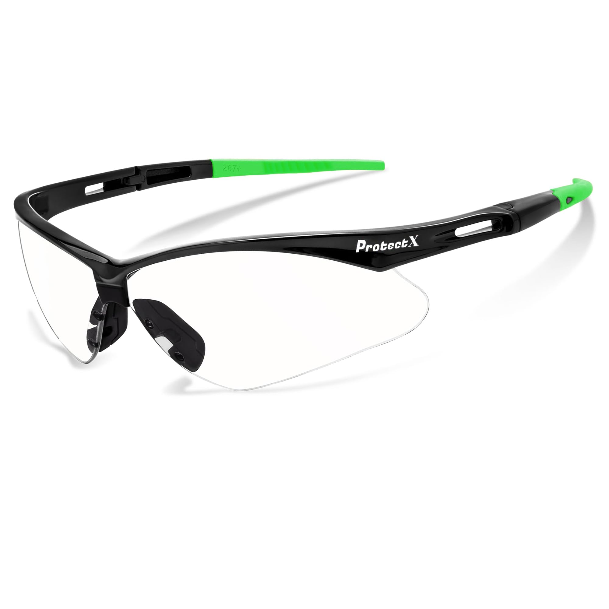 ProtectX Safety Glasses for Men & Women, Safety Sunglasses with Anti-Fog Scratch Resistant Lenses, Non-Slip Grips, ANSI Z87.1