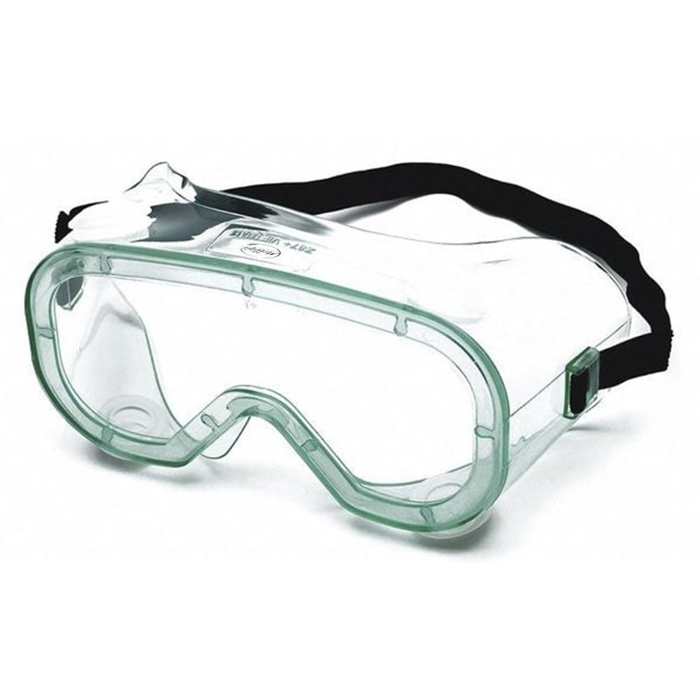 Safety Goggles, Clear Anti-Fog, Scratch-Resistant Lens, Mfr: 4VCF7-A