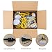 SUMMSTAR [3-Prong] 100ft LED Construction String Lights, 100W 14000lm LED String Work Lights, Construction Temporary Lights, ETL Listed (100ft 3-Prong)
