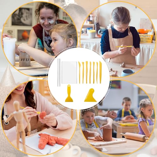 Neikafan Attrezzi Scultura Argilla 11 Pz Strumenti...